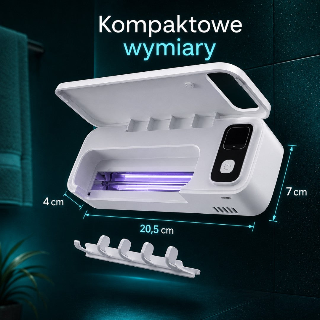 Dentiva PRO 2.0 – Inteligentny uchwyt UV do szczoteczek