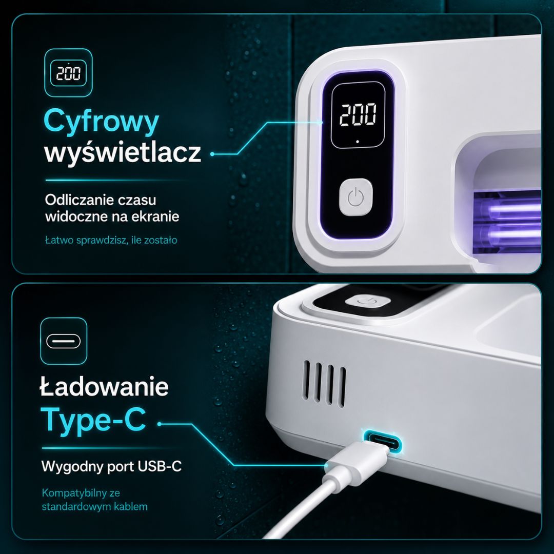 Dentiva PRO 2.0 – Inteligentny uchwyt UV do szczoteczek